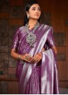 Raw Silk Contemporary Style Saree For Ceremonial - 1