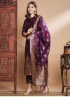 Jacquard Silk Readymade Designer Salwar Suit - 2