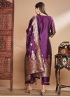 Jacquard Silk Readymade Designer Salwar Suit - 1