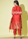 Woven Work Jacquard Silk Readymade Designer Suit - 1