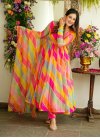 Faux Georgette Readymade Anarkali Salwar Suit For Ceremonial - 1
