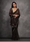 Faux Georgette Designer Contemporary Style Saree For Ceremonial - 3