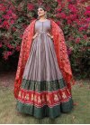 Woven Work Readymade Classic Gown - 2