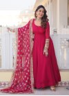 Faux Georgette Readymade Designer Gown For Ceremonial - 1