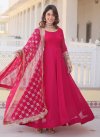 Faux Georgette Readymade Designer Gown For Ceremonial - 3