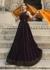 Faux Georgette Floor Length Gown For Ceremonial - 3