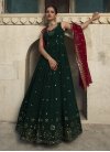 Faux Georgette Floor Length Trendy Gown For Ceremonial - 1