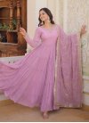 Faux Georgette Readymade Classic Gown For Ceremonial - 1