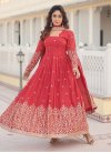 Embroidered Work Readymade Long Length Gown - 4