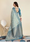 Art Silk Woven Work Trendy Classic Saree - 3
