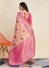 Peach and Rose Pink Traditional Designer Saree - 4