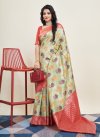 Art Silk Designer Contemporary Style Saree - 3