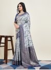 Woven Work Trendy Classic Saree For Ceremonial - 3