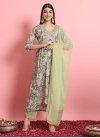 Faux Georgette Readymade Designer Salwar Suit For Ceremonial - 2
