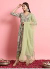 Faux Georgette Readymade Designer Salwar Suit For Ceremonial - 1
