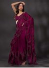Satin Silk Designer Contemporary Saree - 1
