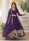 Embroidered Work Readymade Designer Gown - 2