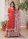 Faux Georgette Readymade Trendy Gown For Festival - 4