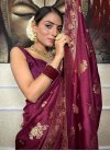 Silk Blend Trendy Classic Saree For Casual - 3