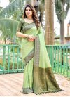 Woven Work Kanjivaram Silk Green and Mint Green Designer Traditional Saree - 1
