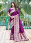 Bandhej Print Work Silk Blend Designer Traditional Saree - 4