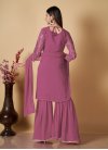 Faux Georgette Embroidered Work Readymade Salwar Suit - 4
