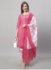 Block Print Work Readymade Salwar Suit For Ceremonial - 3