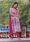Pink and Rose Pink Digital Print Work Readymade Designer Salwar Suit - 2