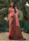 Pink and Wine Traditional Designer Saree - 3