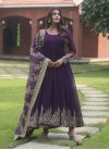Faux Georgette Readymade Floor Length Gown - 1