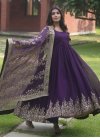 Faux Georgette Readymade Floor Length Gown - 4