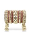 Outstanding Gold and Maroon Kada Bangles For Bridal - 1