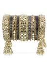 Alluring Beads Work Alloy Kada Bangles For Party - 1