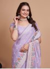 Organza Embroidered Work Trendy Classic Saree - 2