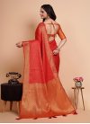 Woven Work Designer Contemporary Style Saree For Casual - 2