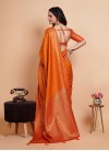 Art Silk Woven Work Designer Contemporary Saree - 2