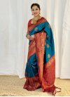 Art Silk Woven Work Traditional Designer Saree - 3