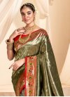 Woven Work Paithani Silk Trendy Classic Saree - 1