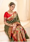 Woven Work Paithani Silk Trendy Classic Saree - 3