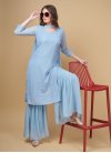 Georgette Readymade Designer Salwar Suit For Ceremonial - 4