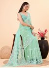 Embroidered Work Net Trendy Classic Saree - 4