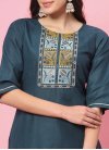 Cotton Blend Readymade Designer Salwar Suit - 2