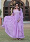 Georgette Readymade Floor Length Gown For Festival - 2
