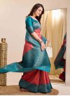 Kanjivaram Silk Woven Work Traditional Designer Saree - 3