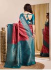 Kanjivaram Silk Woven Work Traditional Designer Saree - 4