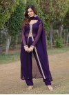 Embroidered Work Georgette Readymade Designer Suit - 1