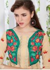 Lustrous Embroidered Work Jacket Style Salwar Kameez - 2