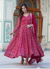 Embroidered Work Readymade Floor Length Gown - 4