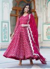 Embroidered Work Readymade Floor Length Gown - 2