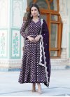 Georgette Readymade Long Length Gown - 1